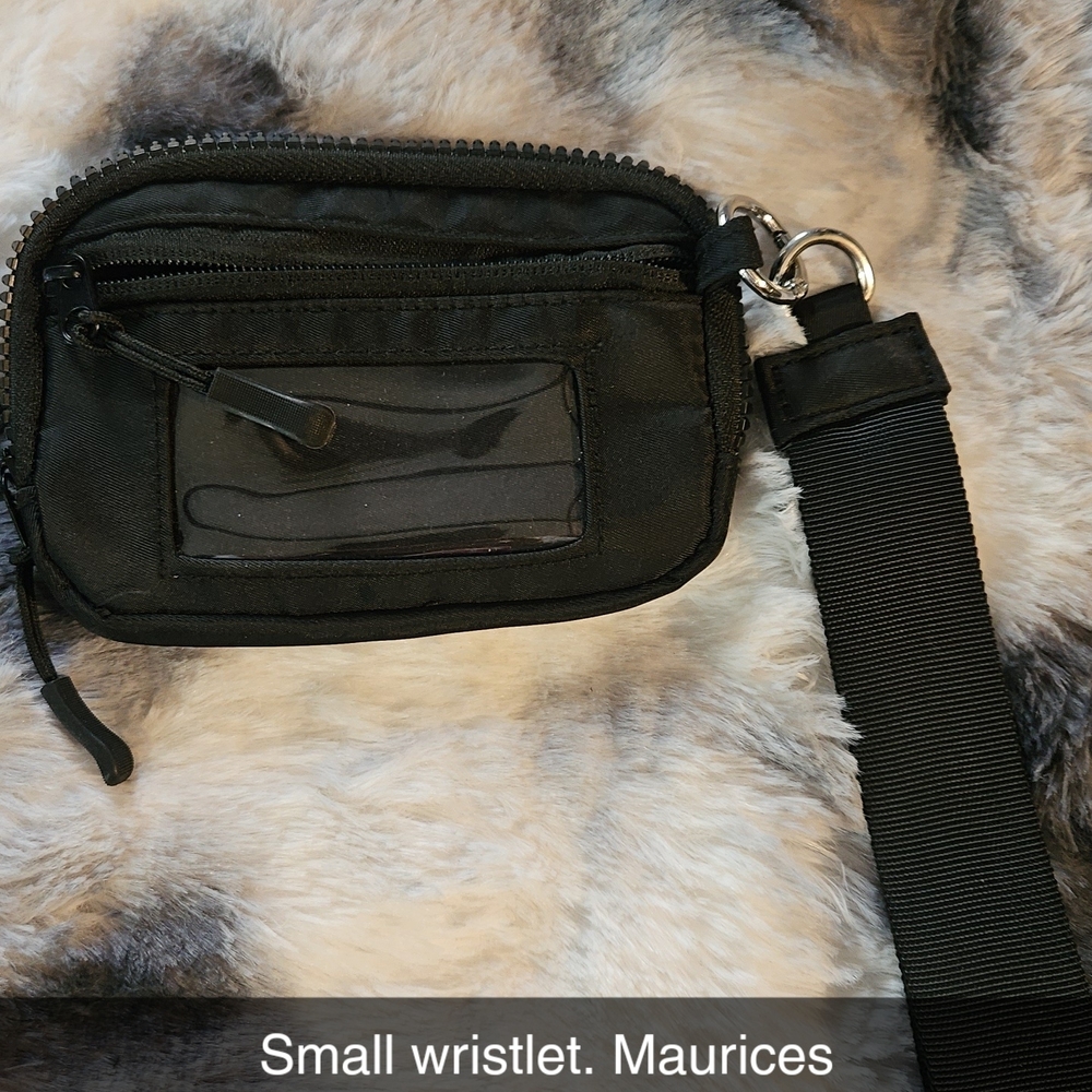 Maurices Black Belt Bag